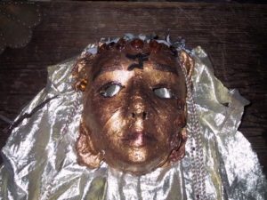 Gold Freyja mask